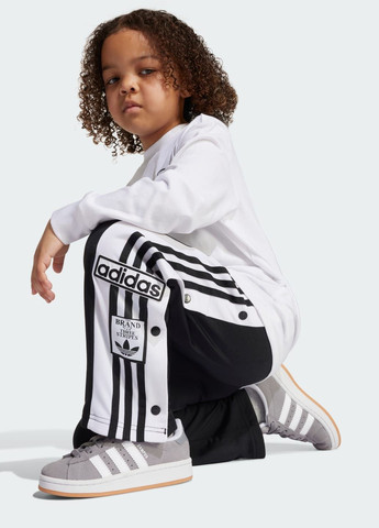 Чорна демісезонна комплект: лонгслів і штани adibreak adidas