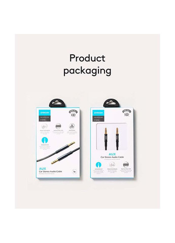 Кабель усиленная оплетка AUX car stereo audio cable SY-20A1 аудио шнур 2 метра Joyroom (336890100)