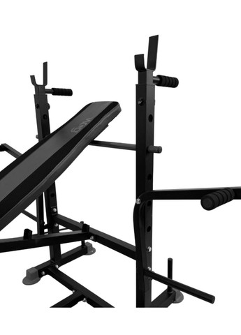 Многофункциональная лавка для жима 0090 + Тяга + Брусья + Приставка скотта Набор HARD штанга 148 КГ WCG (346528720)