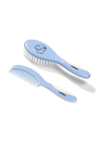 Щетка и расческа для волос с супер мягкой щетиной Синие BabyOno (277372046)