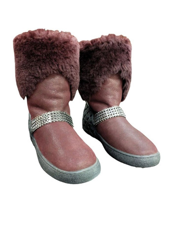 Зимние зимние женские высокие сапоги 37 (23,5 см) на цигейки казаки Sherlock Soon с цепочками