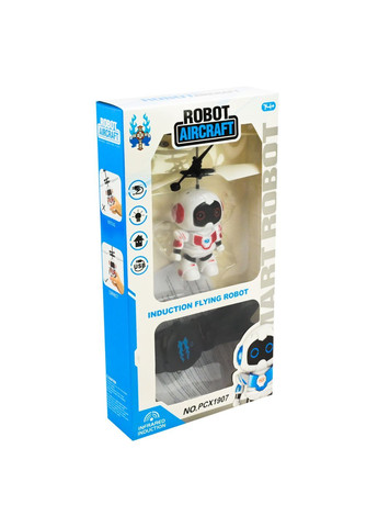 Інтерактивний літаючий робот з підсвіткою та індукцією, іграшка, в асортименті - No Brand PCX1907B (371928246)
