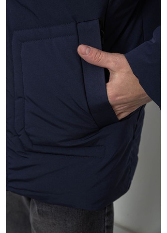 Синя зимня куртка чоловіча зимова подовжена Ager 241R2022-21