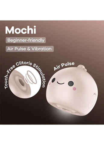 Вакуумный клиторальный стимулятор Mochi Beige Satisfyer (385626534)