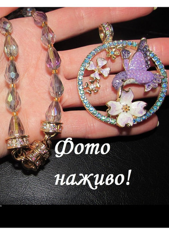 Ексклюзивне кольє-трансформер колібрі, 2553 No Brand (353827924)