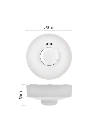 Датчик движения микроволновый G1180 IP20 1200W белый Emos (398635081)