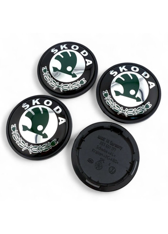 Колпачки в диски 65/56 заглушка для дисков Шкода (4 шт.) No Brand (364958908)