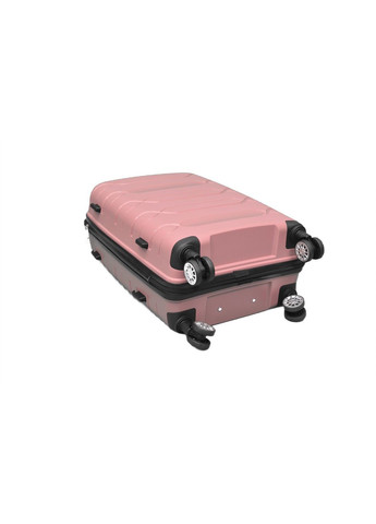 Чемодан полипропиленовый дорожный на колесах Маленький 43 л Розовый (PP2s) RGL (289355946)