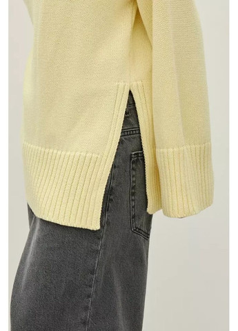 Желтый свитер женский mkrm4296 Rica Mare