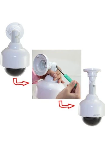 Муляж камеры видеонаблюдения Dummy 2000 White (3_6540) Abtech (396261053)