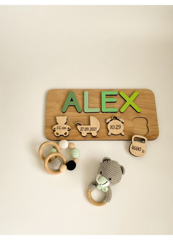 Пазл із даними про народження іменний WittleWood (369778913)