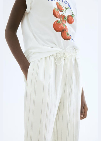 Льняные штаны H&M вільний крій (329142003)