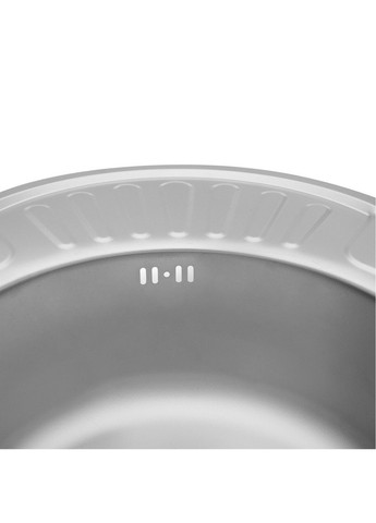 Мойка для кухни из нержавейки с крылом для сушки овальная AISI 201 D5745-18-08V WAL (336939133)