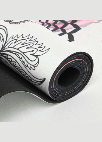 Килимок для йоги замшевий каучуковий Бежевий FI-5662-25 Record (334304389)