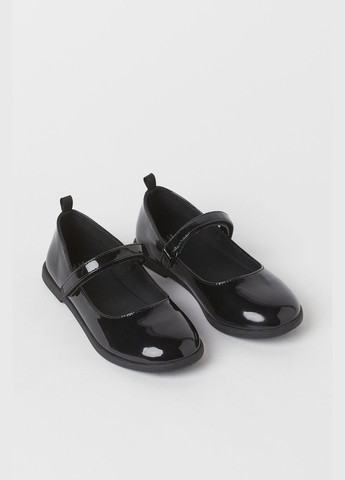 Ошатні туфлі для дівчинки 34 розмір чорні 0866794002 H&M (290841748)