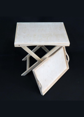 Столик розкладний з дерева Мюррей бланже (СУН-000201) No Brand (328961021)