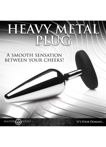 Анальна пробка Butt Slut Metal Master Series (349836873)