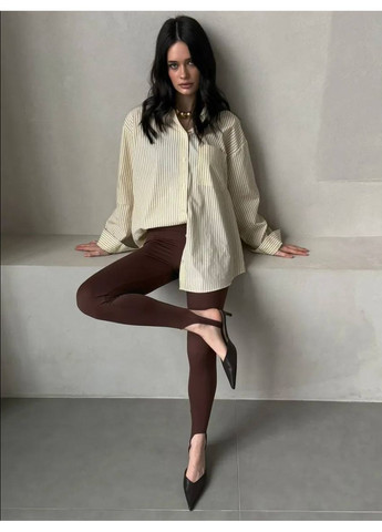 Леггинсы с штрибками - черные | ЗАМЕРЫ В ОПИСАНИИ GD/GL Модний простір (369378466)