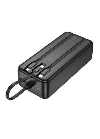 Внешний аккумулятор J132B Sabio 22.5W+PD20W fully compatible power bank with 3 cables(30000mAh) Black Hoco (401881476)