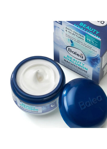 Balea Нічний крем для обличчя проти зморшок Beauty Hyaluron Nachtcreme 50 мл — Крем, Німеччина (363053058)