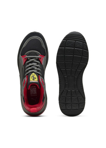 Чорні всесезонні кросівки scuderia ferrari trinity 2 sneakers unisex Puma