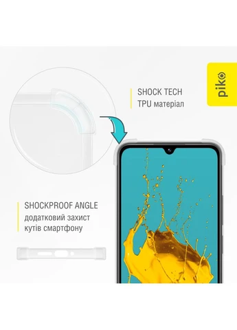 Чехол TPU Shockproof для Xiaomi Redmi 14C Transparent (1283126620287) Piko (399512677)