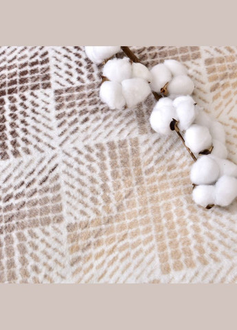 Плед покрывало Kassandra 150х200 см см беж, хлопок, натуральное IDEIA (318493315)