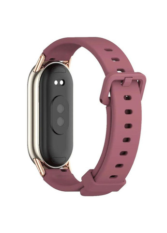 Силиконовый ремешок для фитнес браслета Xiaomi Smart Band 9 - Purple MiJobs (354830424)