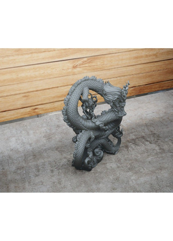 Статуэтка китайского дракона в классическом стиле. Белый. 10 см. ЗаСвіт (369718767)