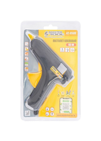 Пістолет клейовий Mastertool 11.2 мм х 65 Вт (42-0500) Master Tool (335049215)