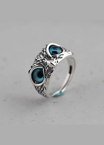 Каблучка у вигляді Сокола або Сови з яскравими помаранчевими очима розмір регульований Fashion Jewelry (289355717)