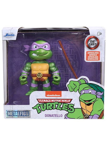 Фигурка металлическая Черепашки-ниндзя 4. Донателло, 10 см () Jada 253283003 (362003728)