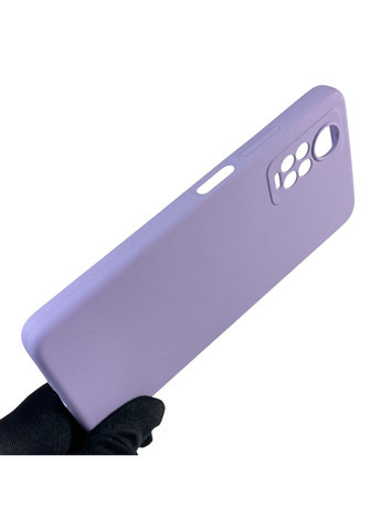 Чохол для Redmi Note 11 Pro 4G силіконовий з мікрофіброю нековзний на сяомі редмі нот 11 про 4г бузковий Xiaomi (366389748)