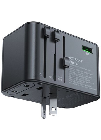 Зарядний пристрій 5xUSB 75W (3xUSB-C+2xUSB-A) Gan Z1 Fast Charger Acefast (322336420)