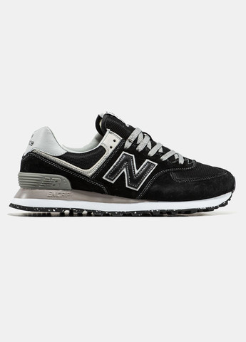 Кроссовки женские и мужские New Balance 574 black | Нью Беланс 574 черные No Brand чёрные демисезоны (344473769)