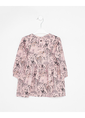 Бежева сукня демісезон,бежевий в візерунки, Name it (361028243)