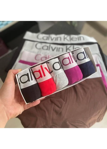 Набор боксеров мужской Кельвин Кляйн Calvin Klein CK Boxer 5 шт Seli No Brand (395638848)