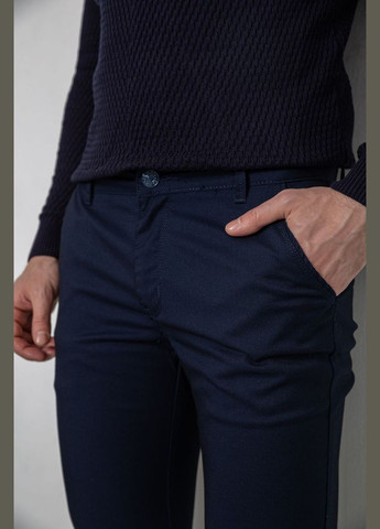 Темно-синие демисезонные брюки Ager