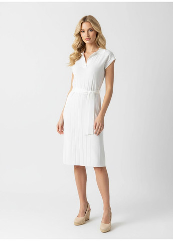 Білий кежуал літня трикотажна сукня-поло білий Number Nine