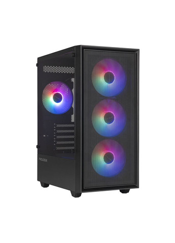 Корпус E107 Tempered Glass Black без БЖ Prologix (347586461)