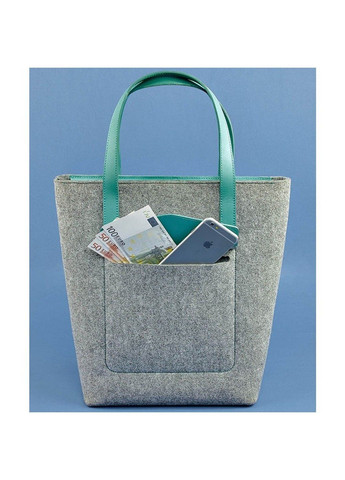 Женская сумка «Фьорд» bn-bag-17-felt-tiffany BlankNote (303070529)
