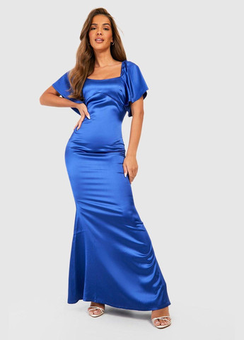 Синее платье Boohoo