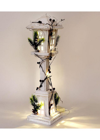 Декоративный фонарь "зимний домик", деревянный с led-подсветкой Bona (282591984)