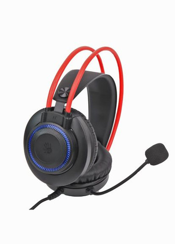 Наушники Bloody G200S, Black/Red, USB, накладные, подсветка 7 цветов, кабель 2 м A4Tech (315142455)
