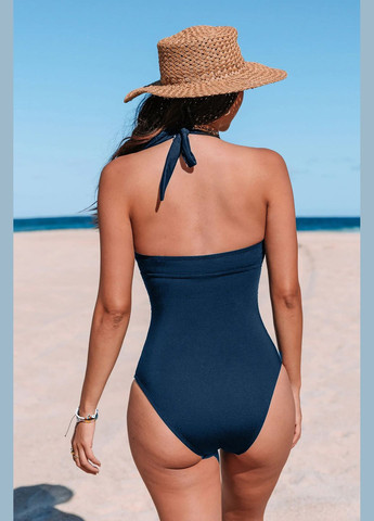 Темно-синий летний купальник CUPSHE