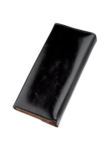 Жіночий гаманець із гладкої екошкіри з монетницею 19073 Чорний KIVI (306882074)