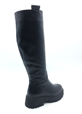 Жіночі чоботи єврозима чорні шкіряні MR-17-2 23,5 см (р) Morento (259326280)