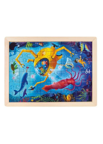 Пазл Океан с раскраской (E1643) Hape Океан з розмальовкою (368484467)