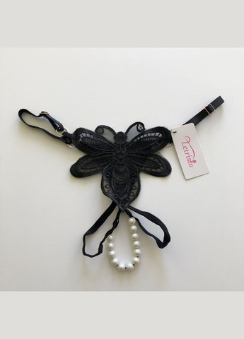 Трусики з розрізом та перлинками з намистинками Sexy OneSize (8-143) No Brand (312005193)