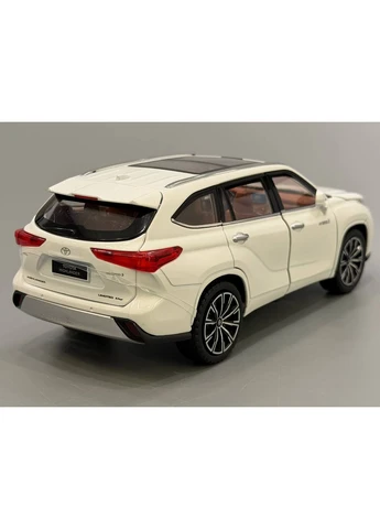 Машинка Toyota Highlander Авто Експерт металопластик 1:24 звук світло інерція Червона (1980-08) No Brand (393911577)